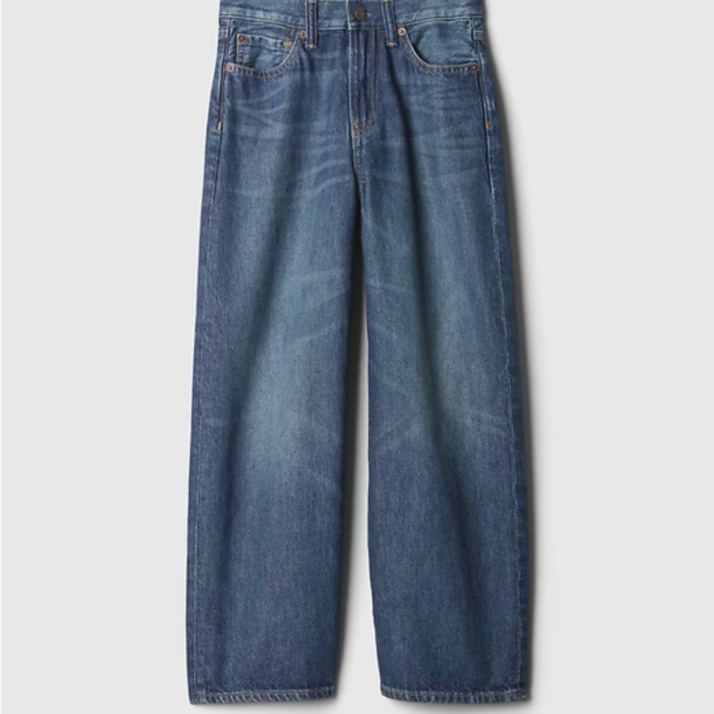 GAP Boys Baggy Fit Blue Jeans